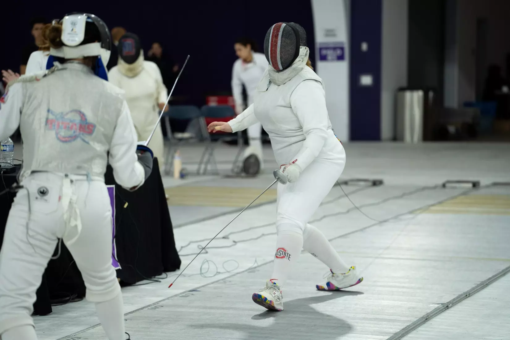 Ohio State Fencing at Schiller Duals, Evanston, Ill., Feb. 1, 2025