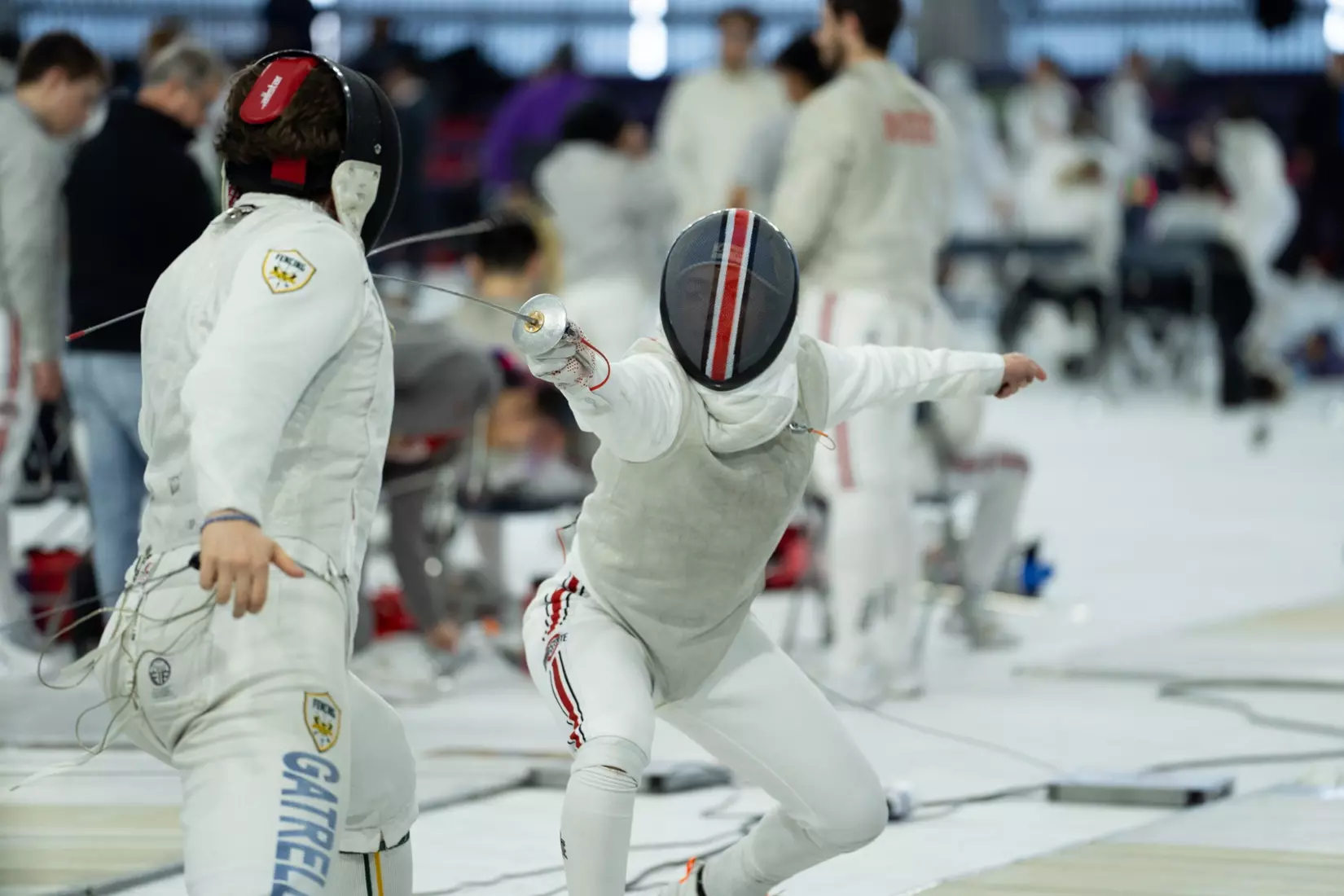 Ohio State Fencing at Schiller Duals, Evanston, Ill., Feb. 1, 2025