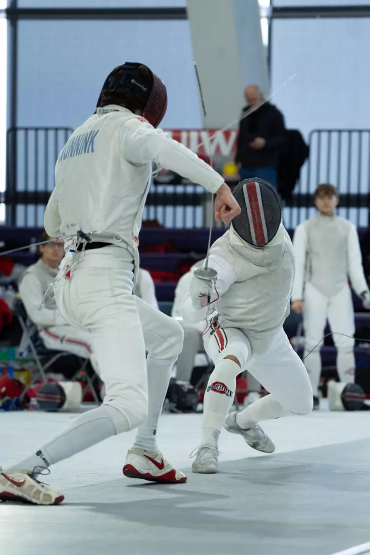 Ohio State Fencing at Schiller Duals, Evanston, Ill., Feb. 1, 2025
