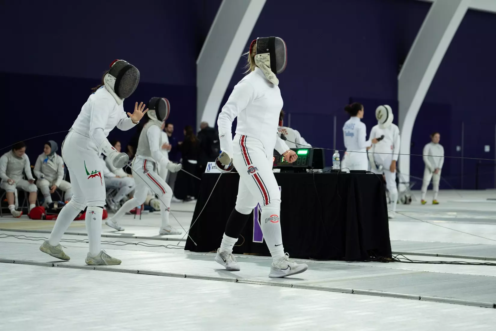 Ohio State Fencing at Schiller Duals, Evanston, Ill., Feb. 1, 2025
