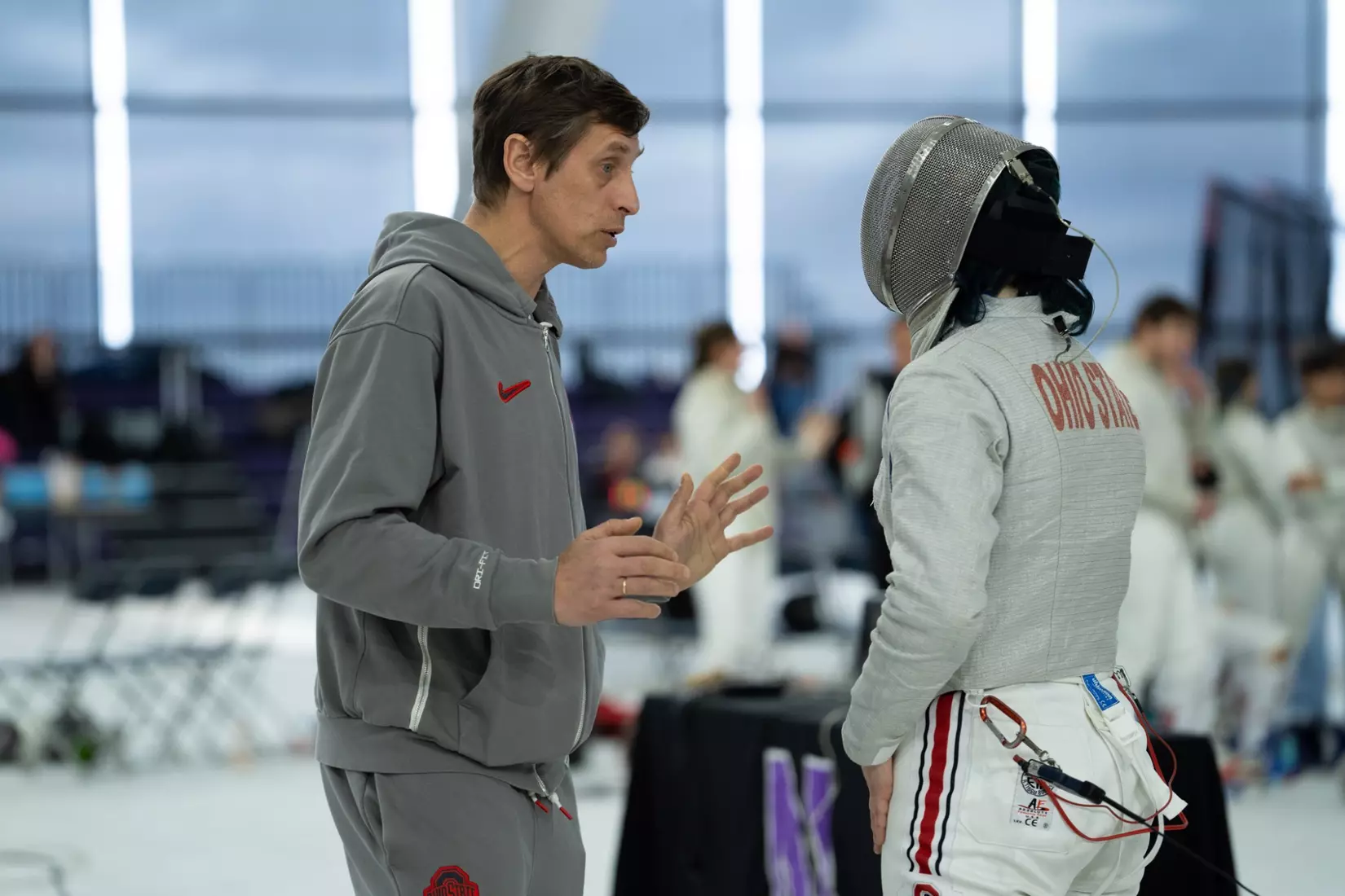 Ohio State Fencing at Schiller Duals, Evanston, Ill., Feb. 1, 2025