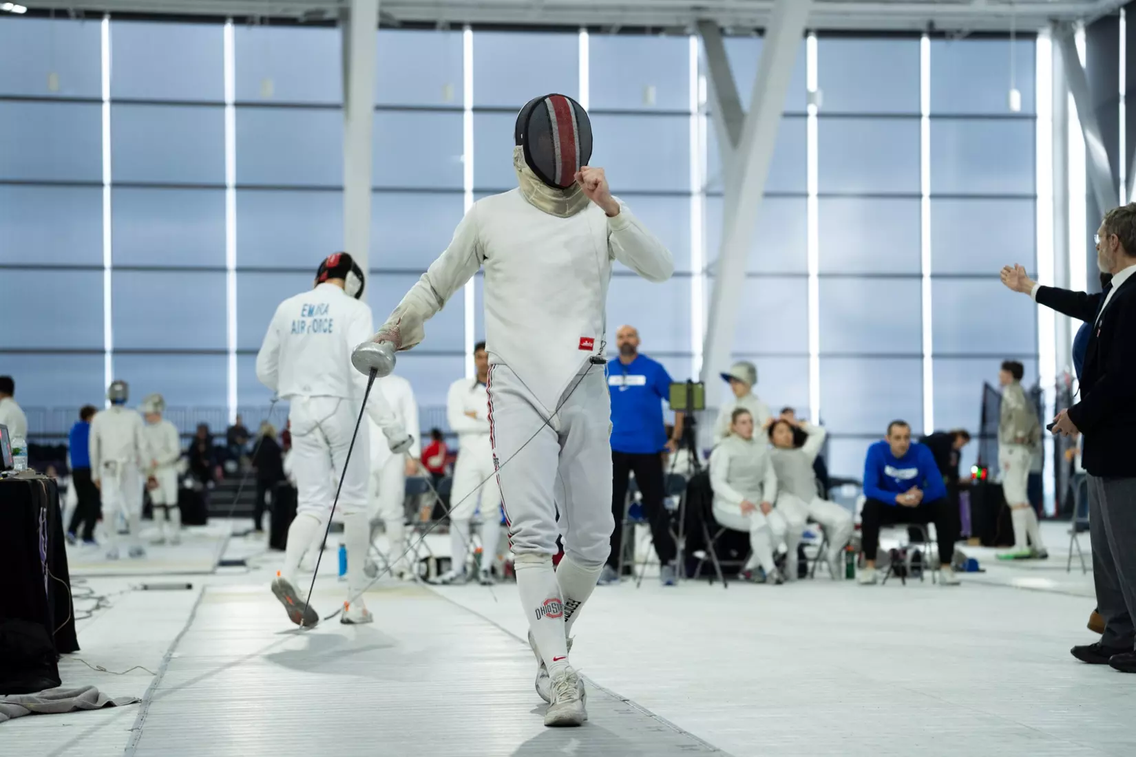 Ohio State Fencing at Schiller Duals, Evanston, Ill., Feb. 1, 2025