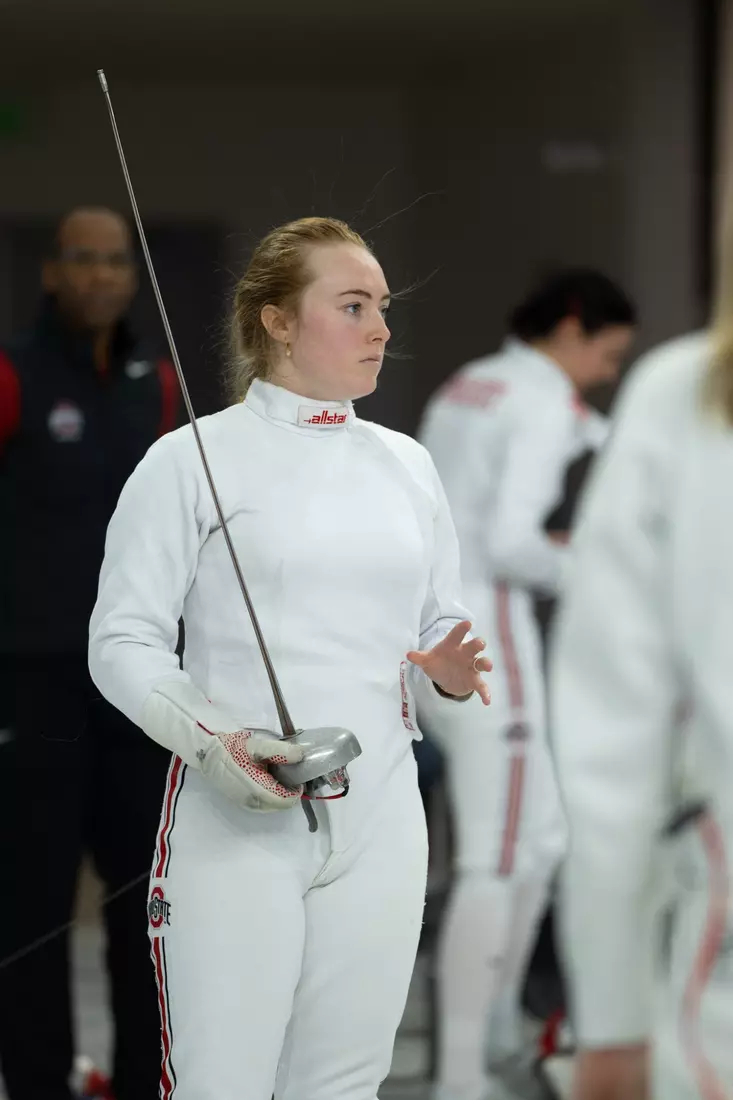 Ohio State Fencing at Schiller Duals, Evanston, Ill., Feb. 1, 2025