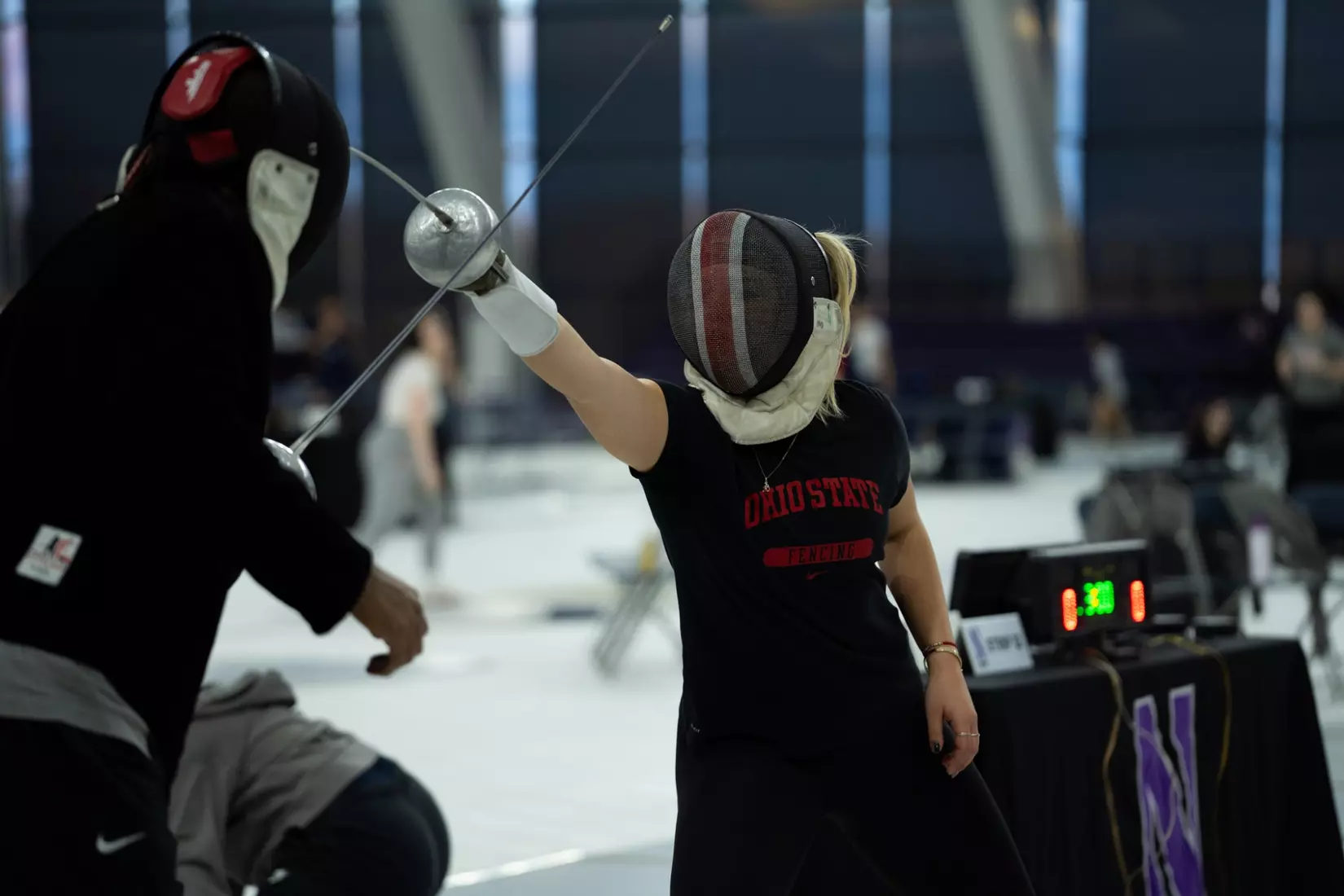 Ohio State Fencing at Schiller Duals, Evanston, Ill., Feb. 1, 2025
