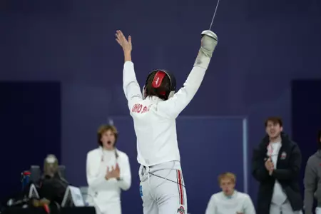 Ohio State fencing at Schiller Duals, Evanston, Ill., Feb. 2, 2025