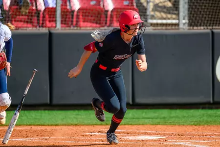 Ohio State softball vs. UConn Sunday, Feb. 9, 2025, in Elon, North Carolina. (Photo/Jay LaPrete)