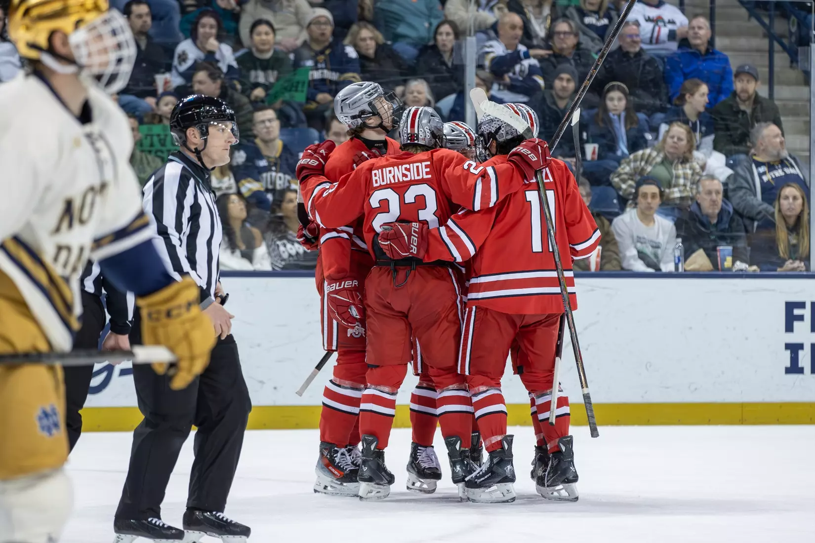 Ohio State men's hockey at Notre Dame, Feb. 8, 2025