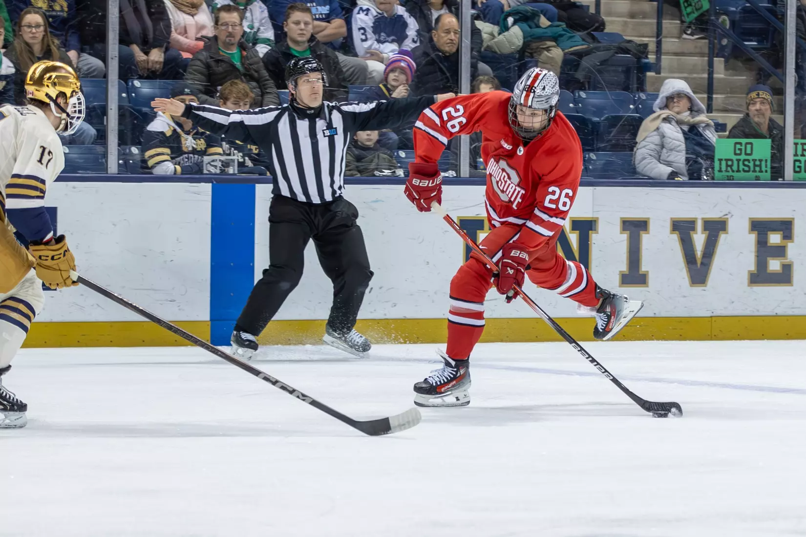 Ohio State men's hockey at Notre Dame, Feb. 8, 2025