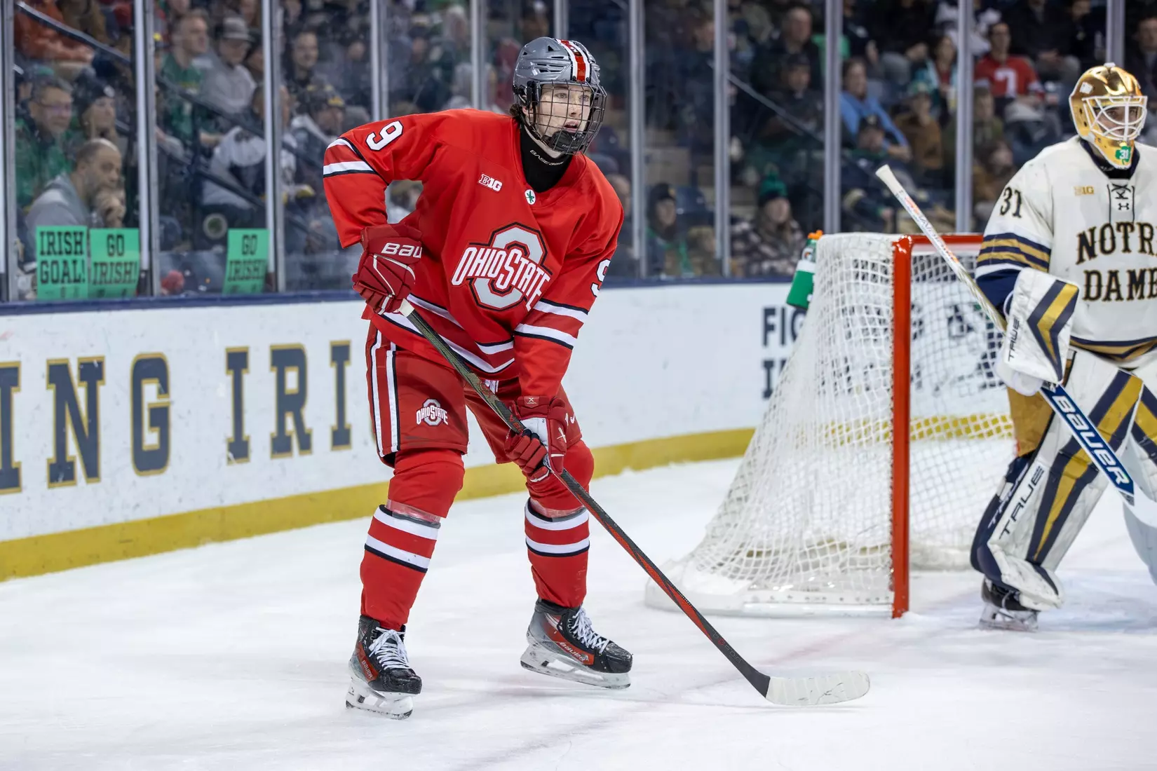 Ohio State men's hockey at Notre Dame, Feb. 8, 2025