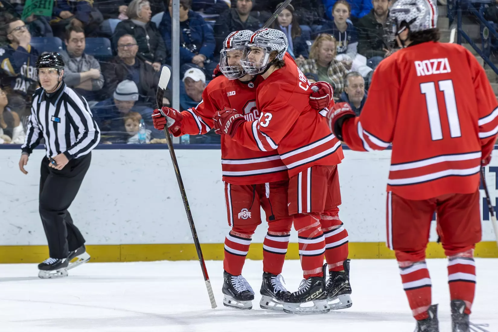 Ohio State men's hockey at Notre Dame, Feb. 8, 2025