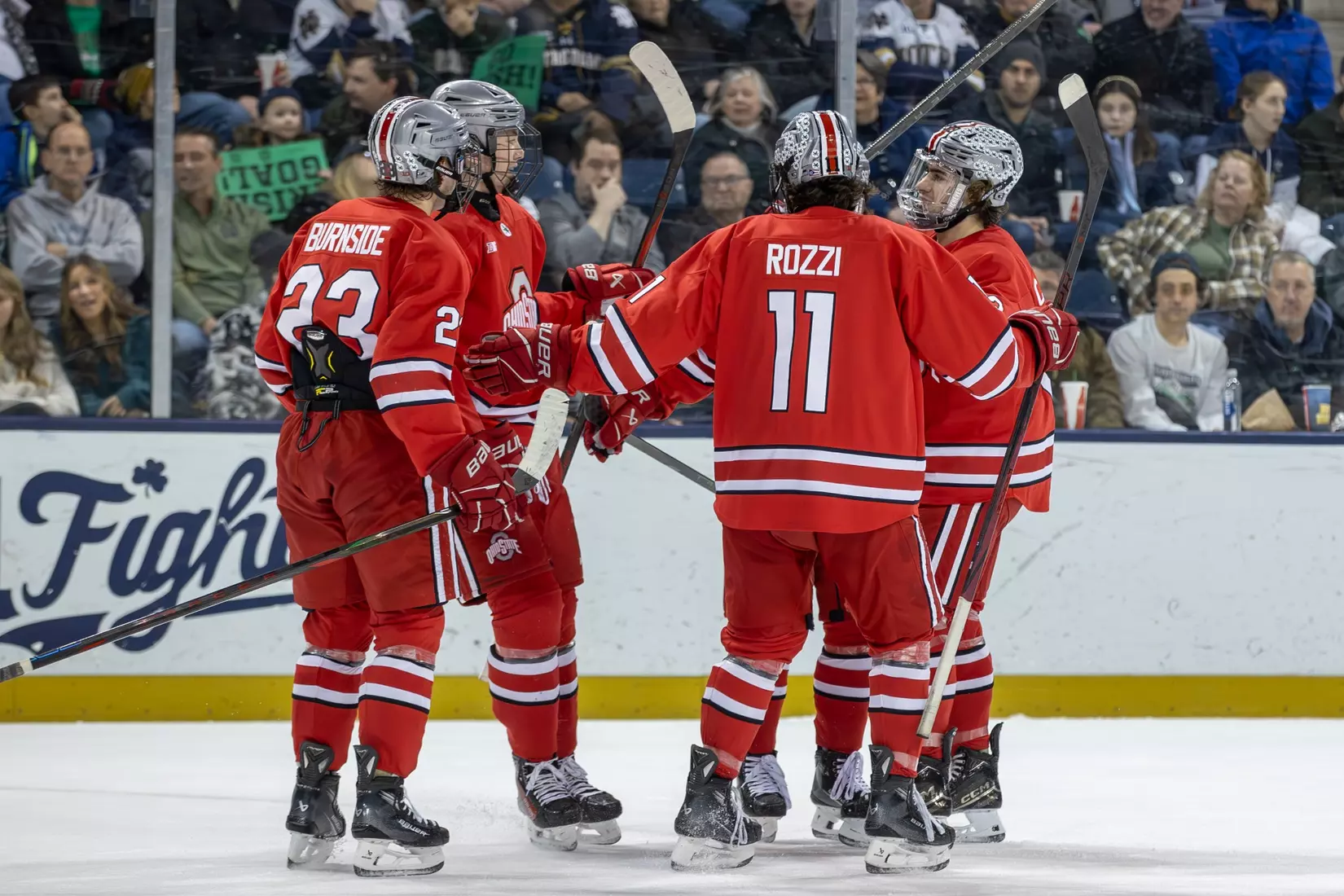 Ohio State men's hockey at Notre Dame, Feb. 8, 2025