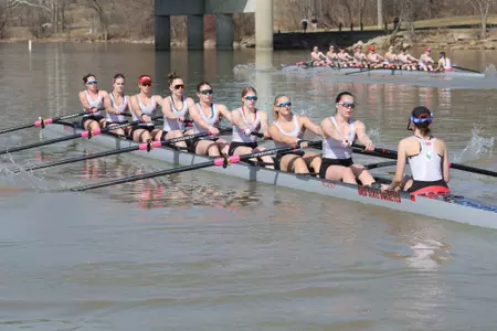 Ohio State rowing Team Photo and Action Thursday, March 13, 2025, in Columbus, Ohio. (Photo/Jay LaPrete)