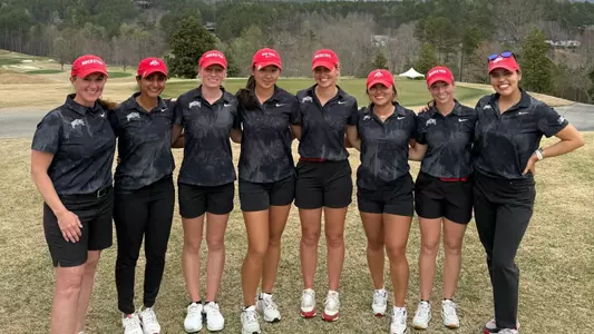 Women's golf team at Clemson Invitational