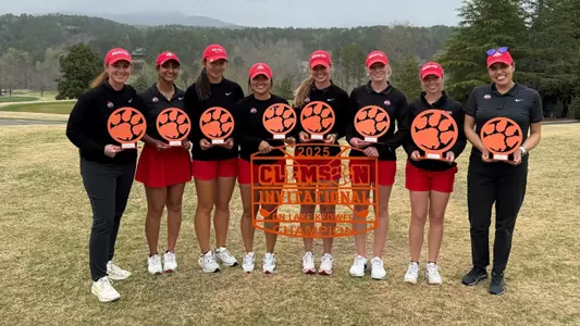 Ohio State women's golf team at Clemson Invitational