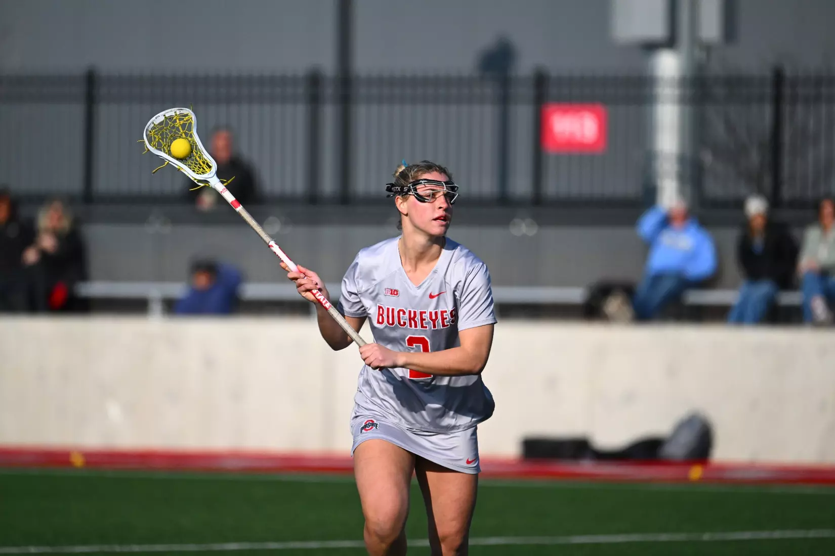 Women's Lacrosse plays Johns Hopkins, April 10, 2025