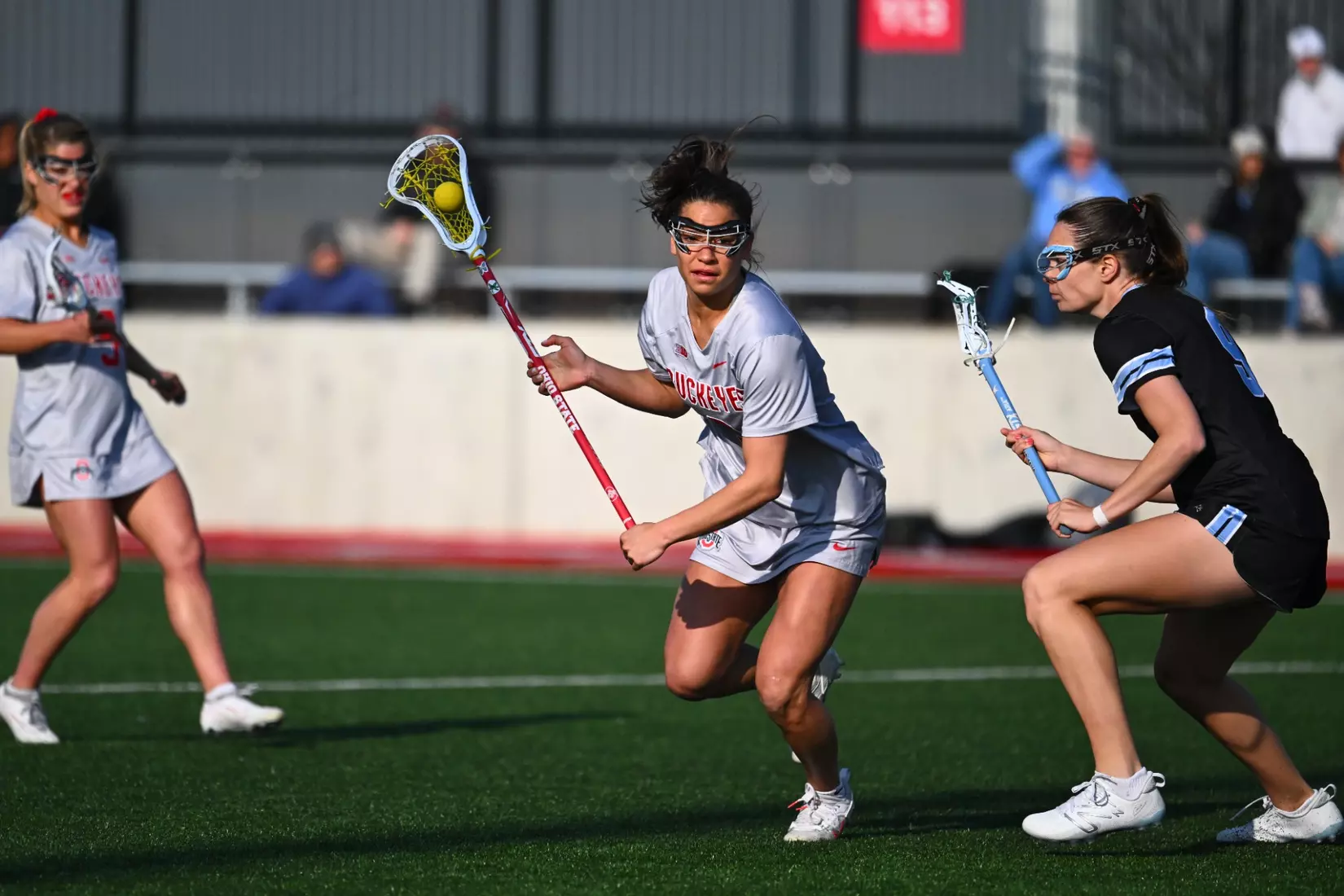 Women's Lacrosse plays Johns Hopkins, April 10, 2025