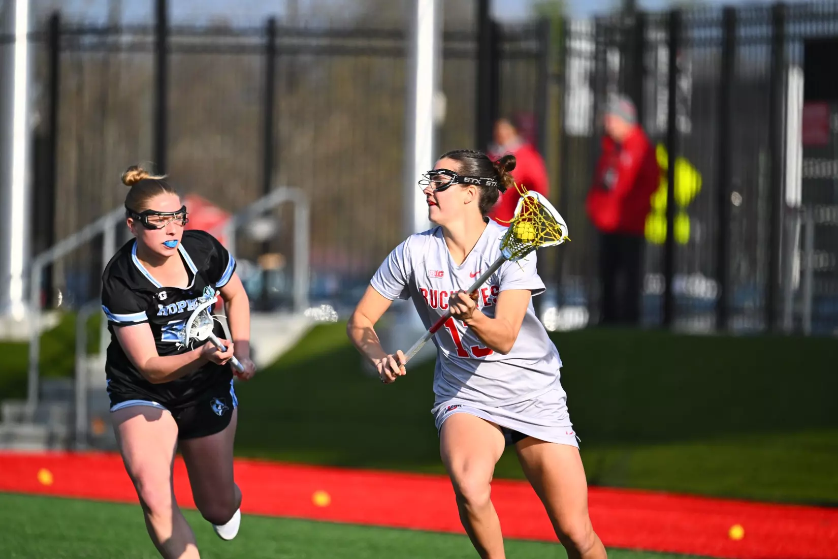 Women's Lacrosse plays Johns Hopkins, April 10, 2025