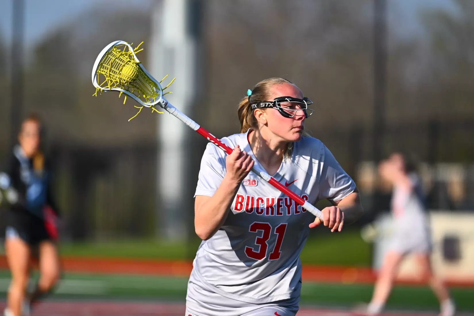 Women's Lacrosse plays Johns Hopkins, April 10, 2025