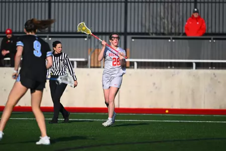 Women's Lacrosse plays Johns Hopkins, April 10, 2025