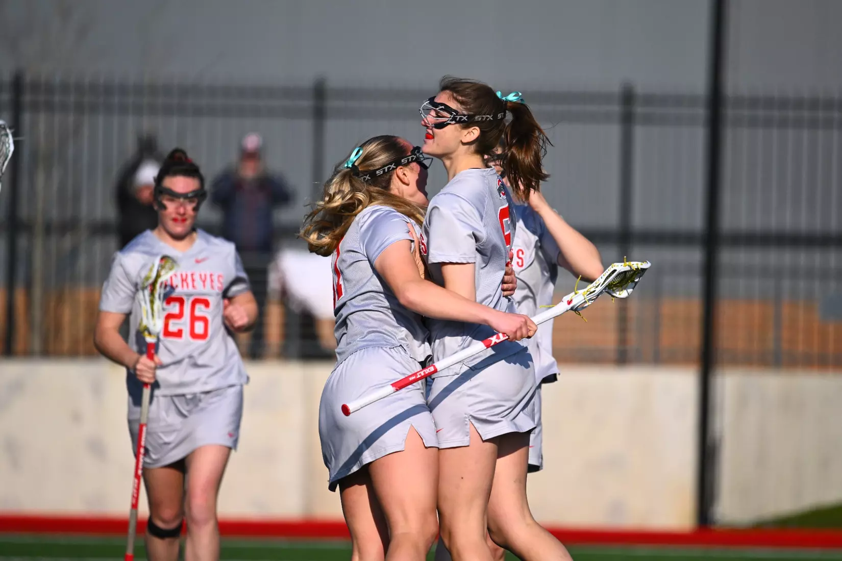 Women's Lacrosse plays Johns Hopkins, April 10, 2025