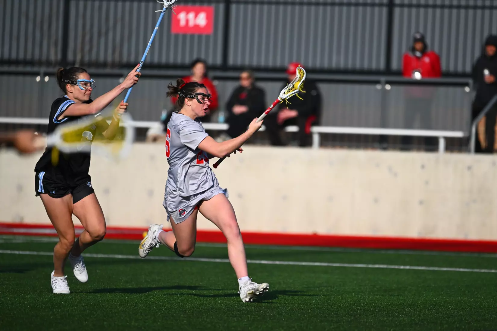 Women's Lacrosse plays Johns Hopkins, April 10, 2025