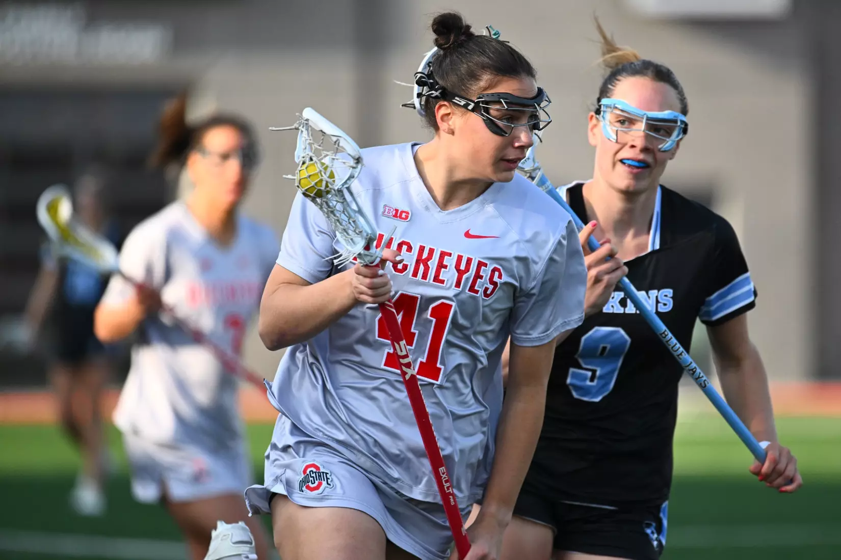 Women's Lacrosse plays Johns Hopkins, April 10, 2025