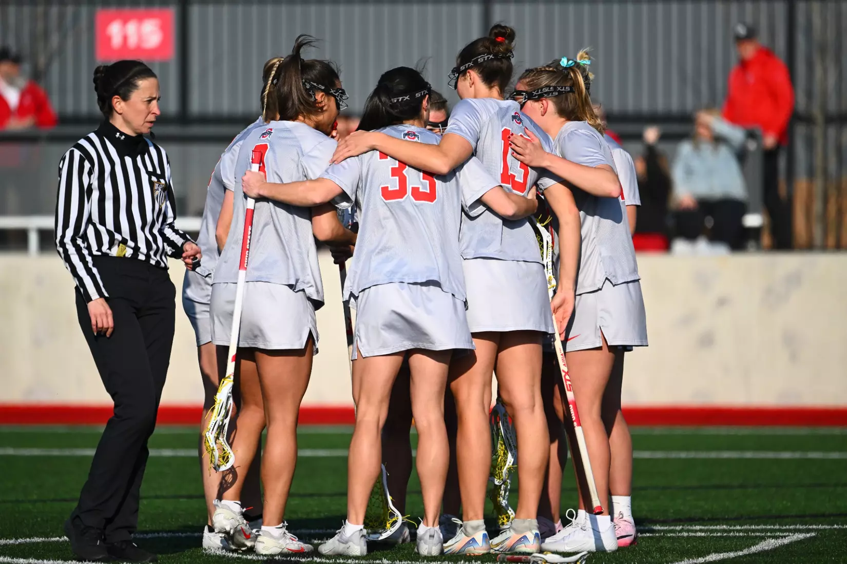 Women's Lacrosse plays Johns Hopkins, April 10, 2025