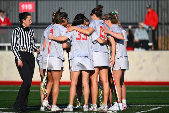 Women's Lacrosse plays Johns Hopkins, April 10, 2025