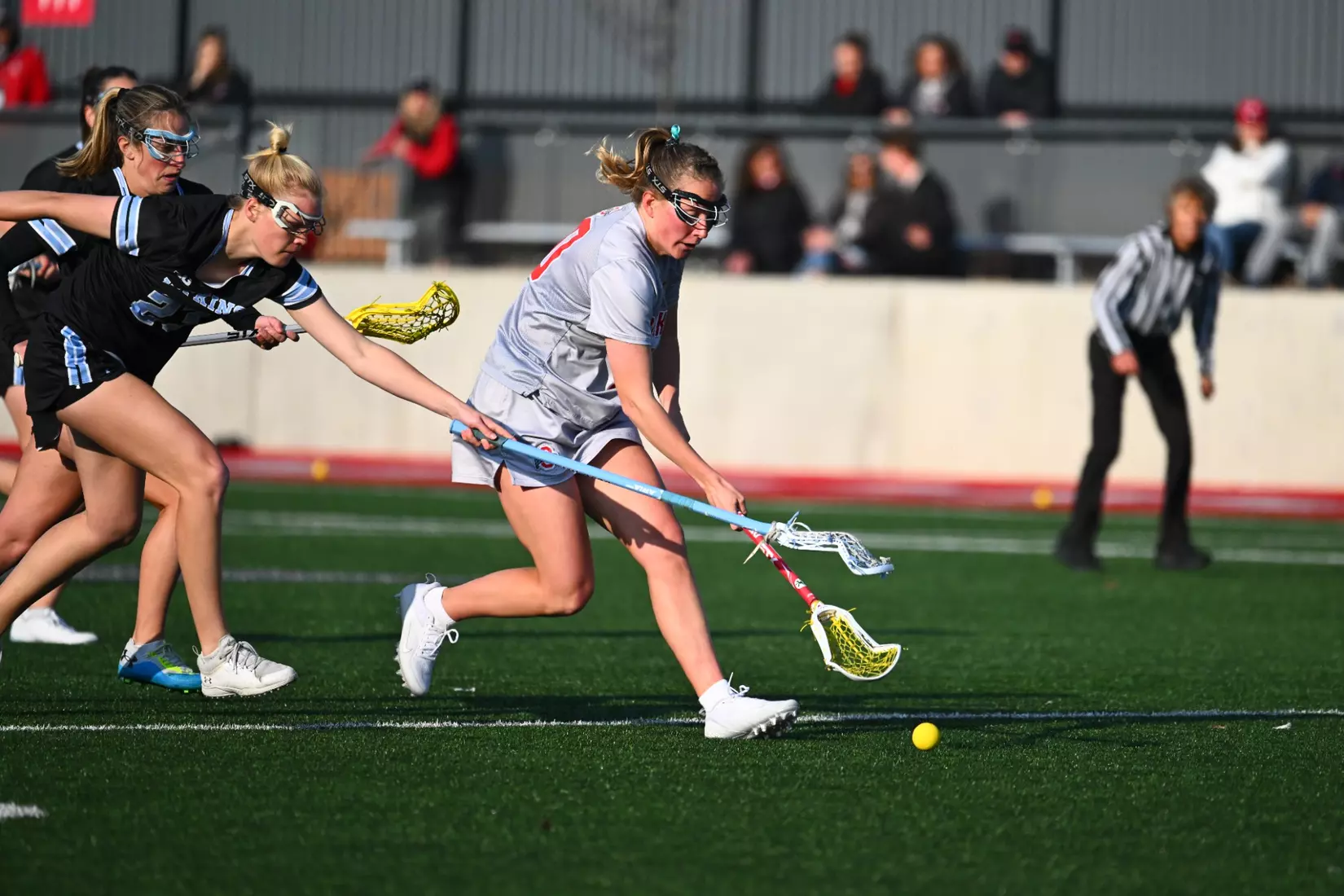 Women's Lacrosse plays Johns Hopkins, April 10, 2025