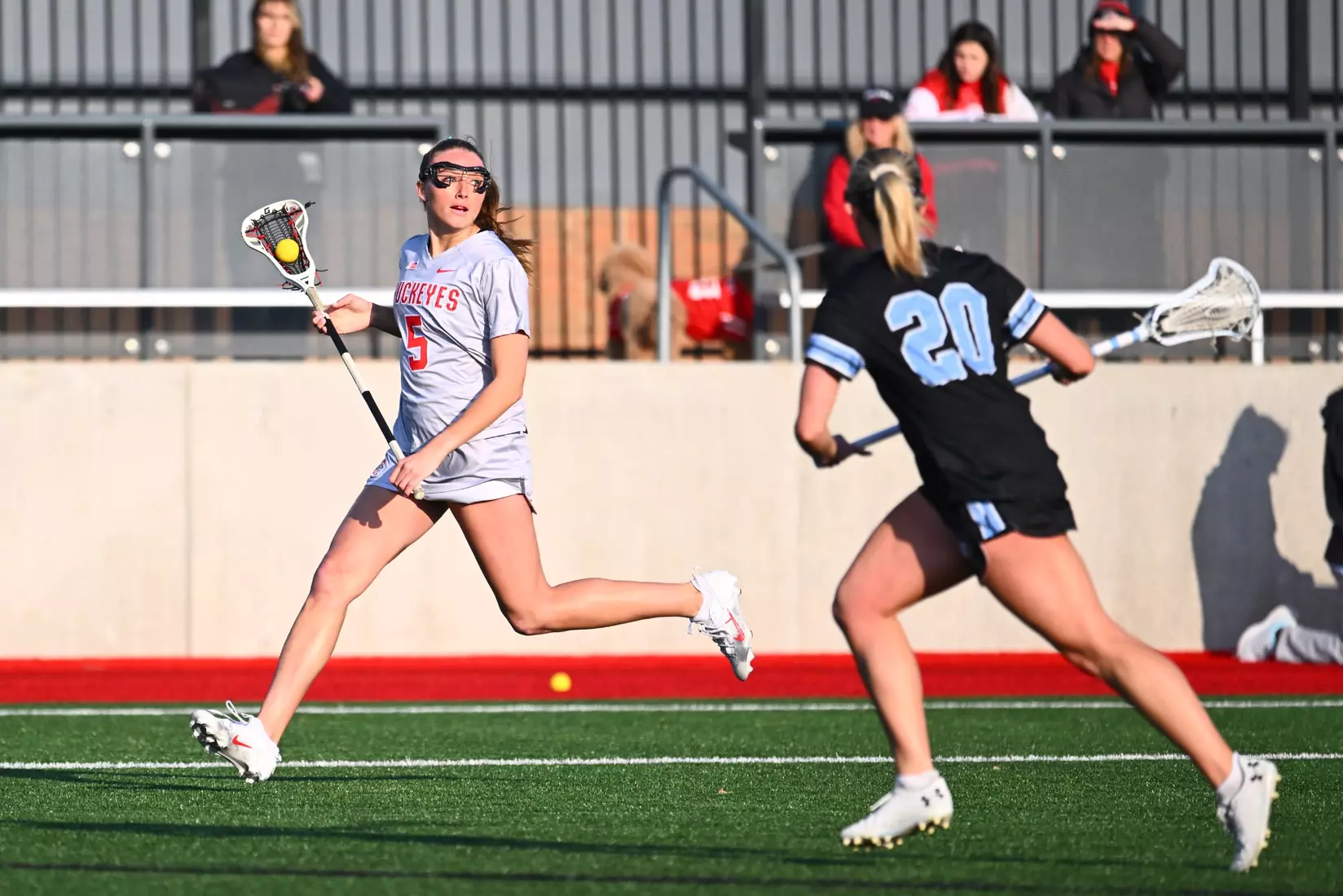 Women's Lacrosse plays Johns Hopkins, April 10, 2025