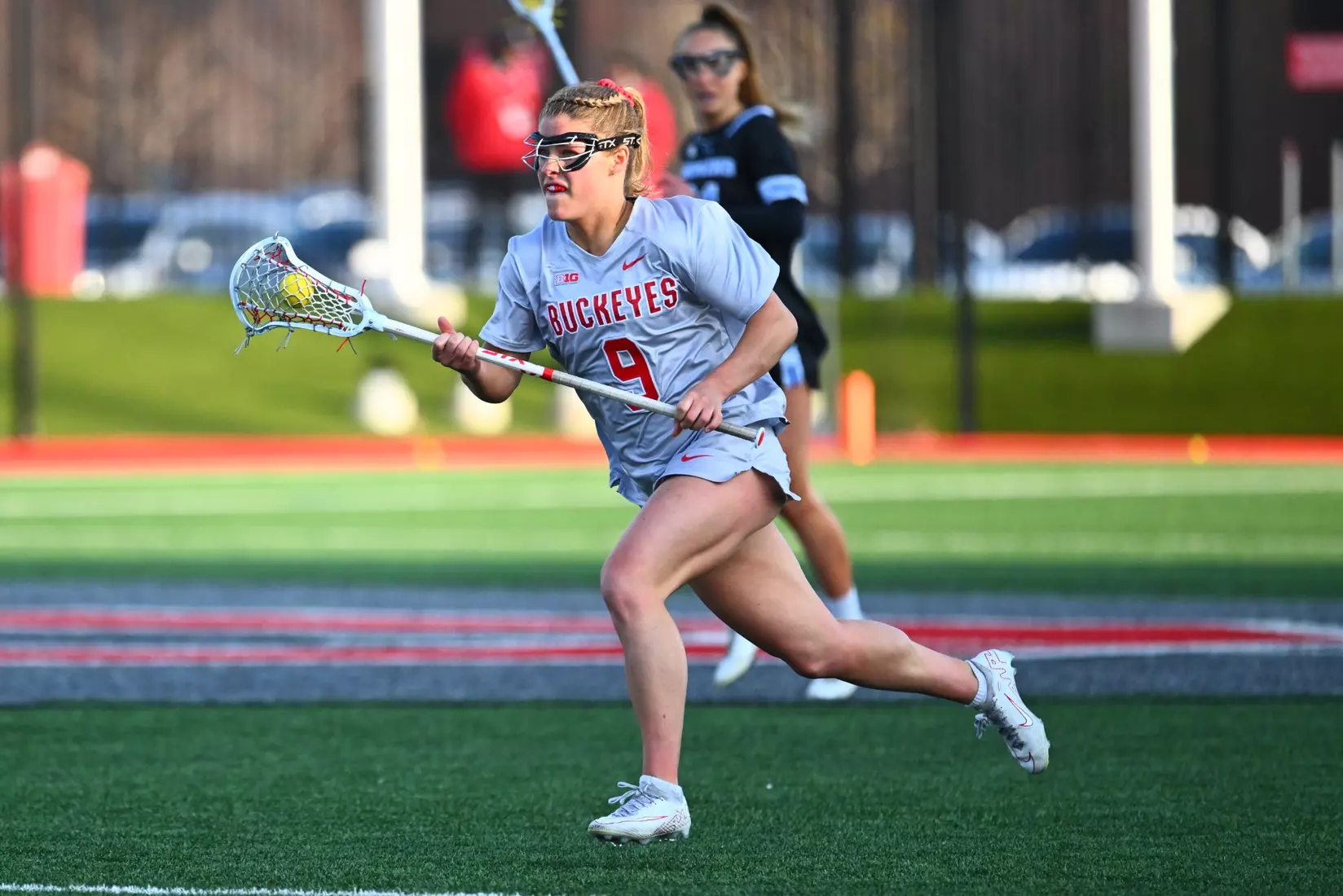 Women's Lacrosse plays Johns Hopkins, April 10, 2025