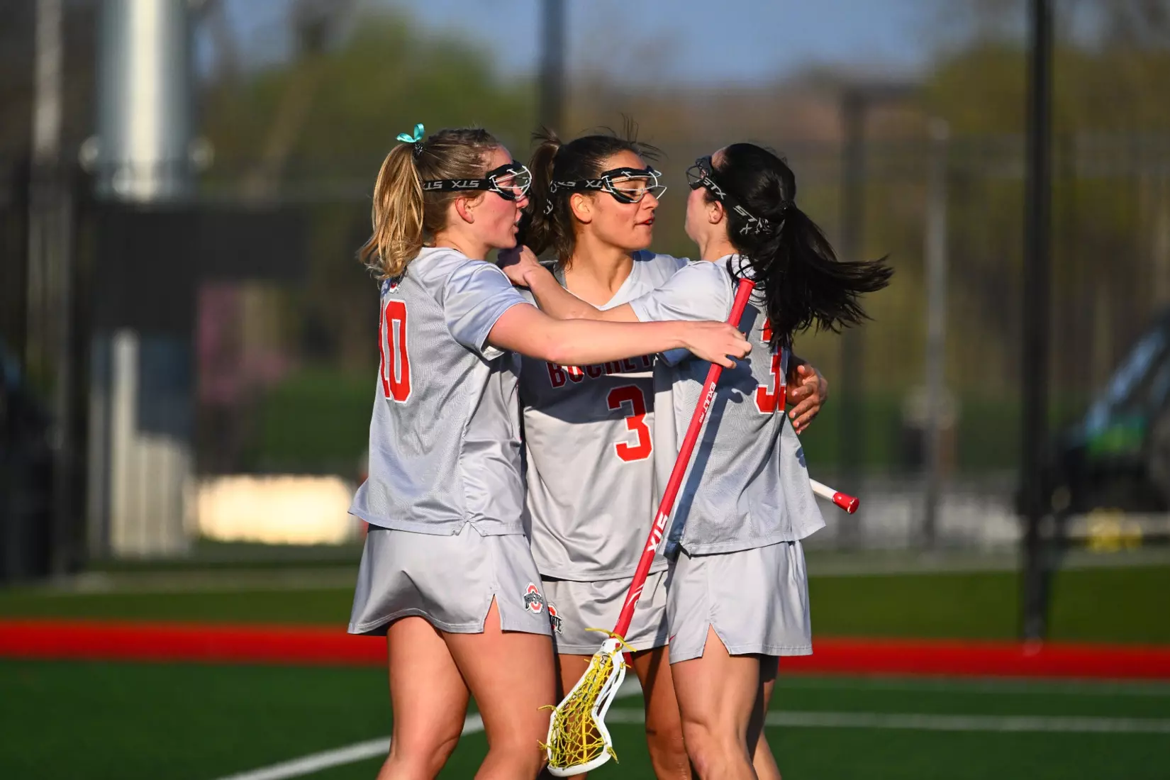 Women's Lacrosse plays Johns Hopkins, April 10, 2025