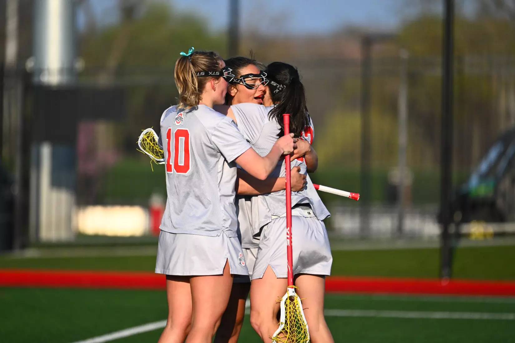 Women's Lacrosse plays Johns Hopkins, April 10, 2025