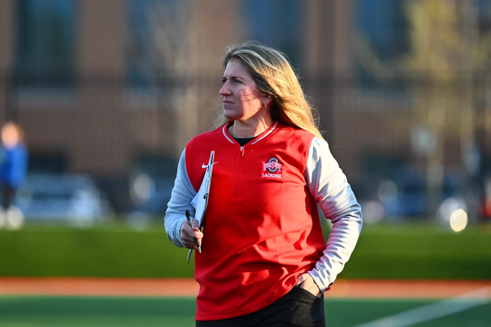 Women's Lacrosse plays Johns Hopkins, April 10, 2025