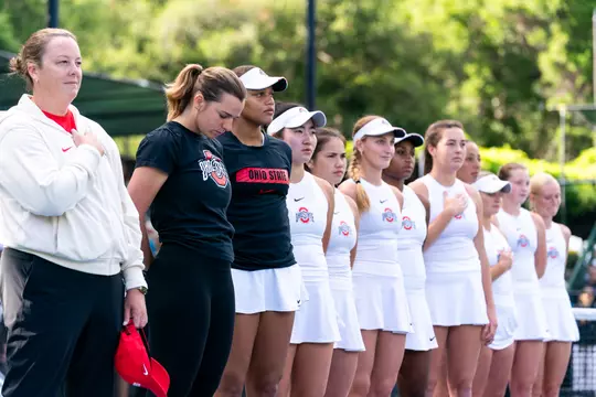 Women's tennis defeats Michigan 4-3 in 2025 Big Ten Tournament Final