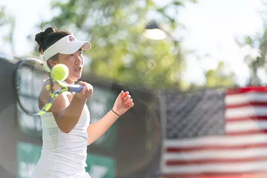 Women's tennis defeats Michigan 4-3 in 2025 Big Ten Tournament Final