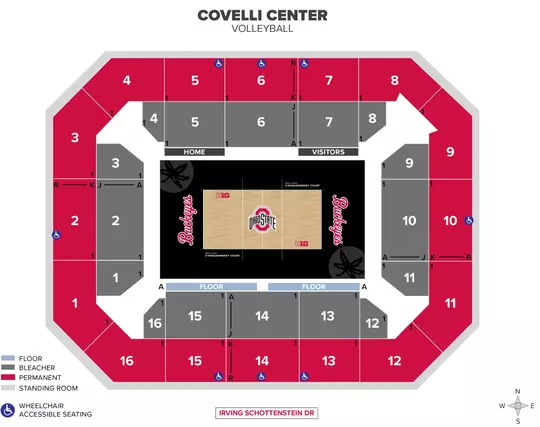 WVB Ticket Seating Chart