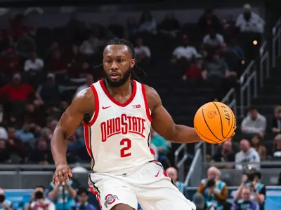 Bruce Thornton vs. Iowa in the 2025 Big Ten Tournament