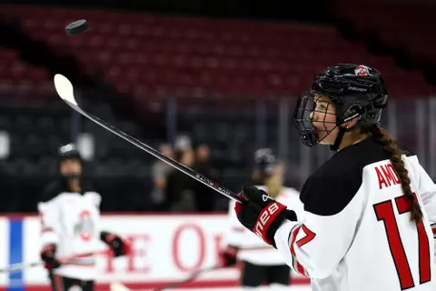 Ohio State plays Stonehill at the Schottenstien Center on Friday, October, 25, 2024 in Columbus, Ohio. (Photo by Kirk Irwin/Ohio State Athletics)