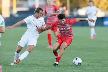 Ohio State men's soccer vs. Temple Sunday, Aug. 31, 2025, in Columbus, Ohio. (Photo/Jay LaPrete)