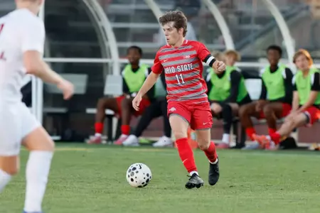 Ohio State men's soccer vs. Temple Sunday, Aug. 31, 2025, in Columbus, Ohio. (Photo/Jay LaPrete)