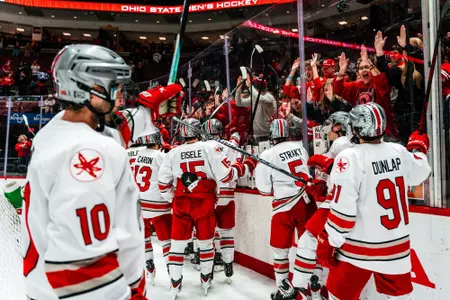 Men's Hockey celebration