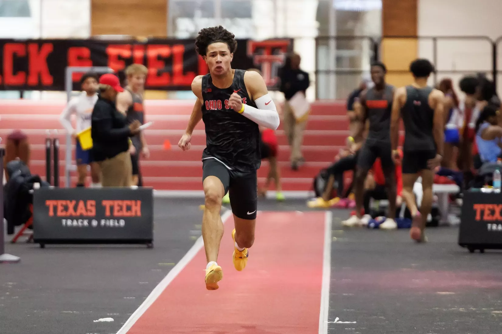 Ohio State track and field vs. Texas Tech Friday, Jan. 23, 2026, in Lubbock, Texas. (Photo/Jay LaPrete)