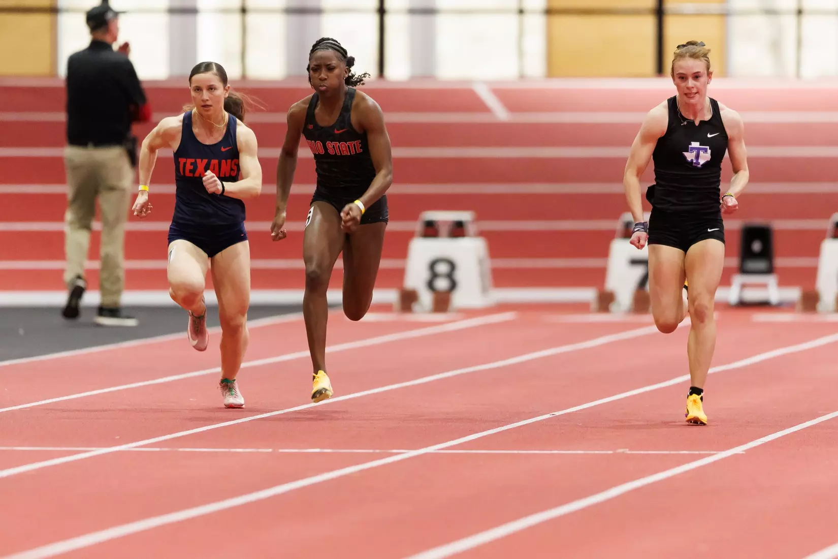 Ohio State track and field vs. Texas Tech Friday, Jan. 23, 2026, in Lubbock, Texas. (Photo/Jay LaPrete)