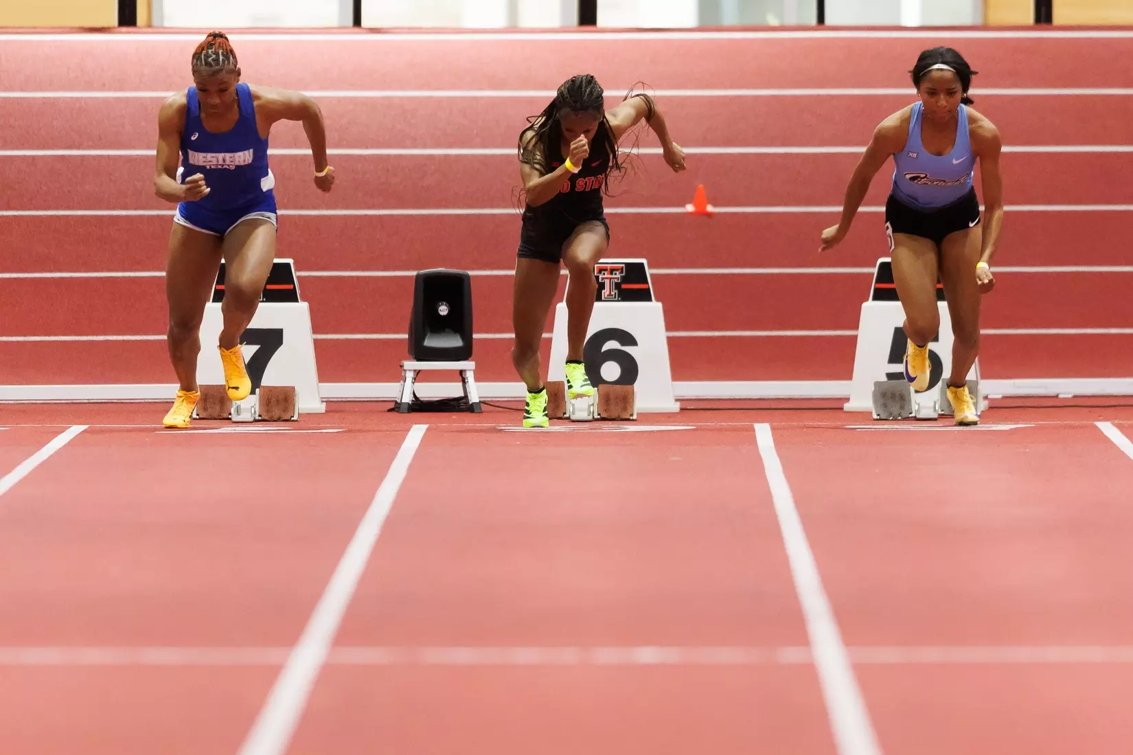 Ohio State track and field vs. Texas Tech Friday, Jan. 23, 2026, in Lubbock, Texas. (Photo/Jay LaPrete)