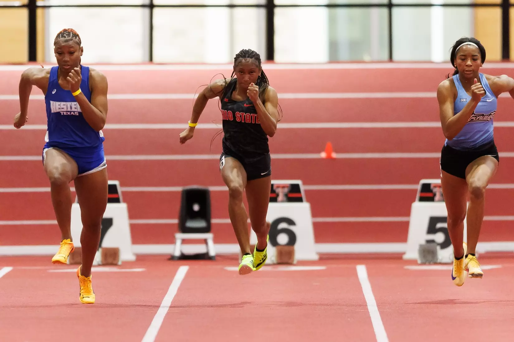 Ohio State track and field vs. Texas Tech Friday, Jan. 23, 2026, in Lubbock, Texas. (Photo/Jay LaPrete)