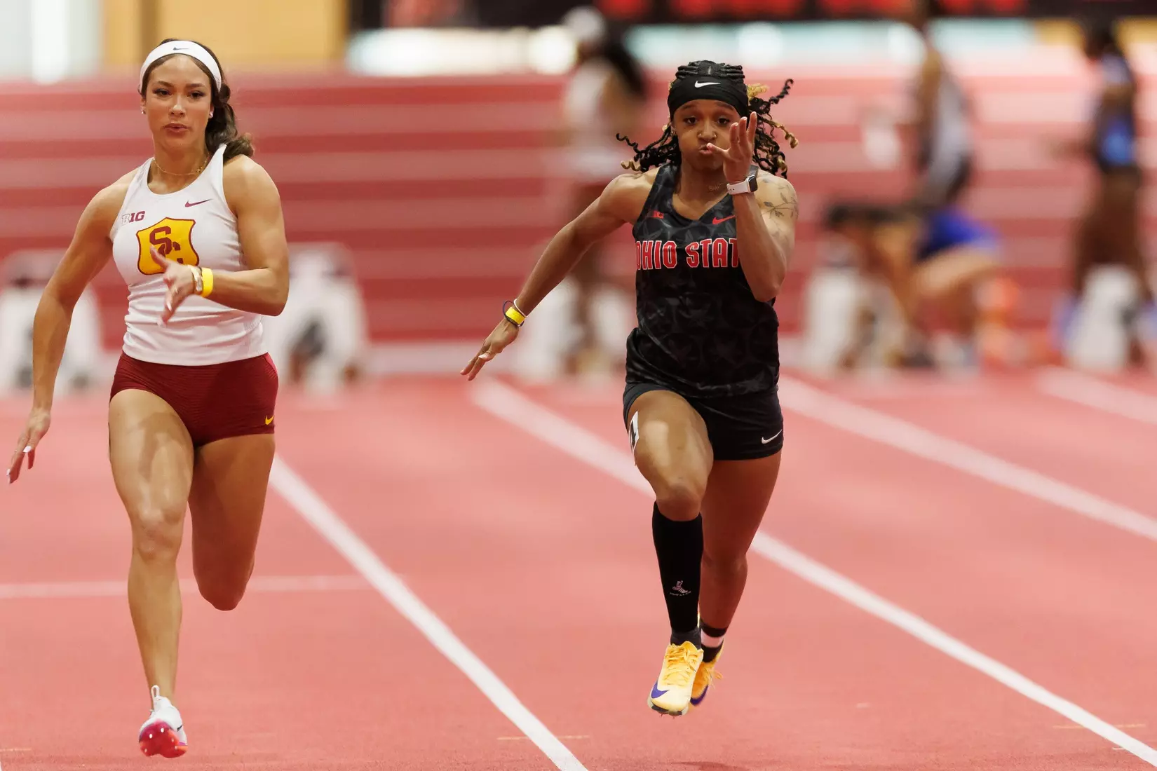 Ohio State track and field vs. Texas Tech Friday, Jan. 23, 2026, in Lubbock, Texas. (Photo/Jay LaPrete)