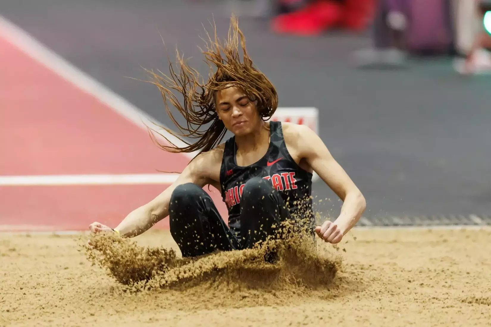 Ohio State track and field vs. Texas Tech Friday, Jan. 23, 2026, in Lubbock, Texas. (Photo/Jay LaPrete)