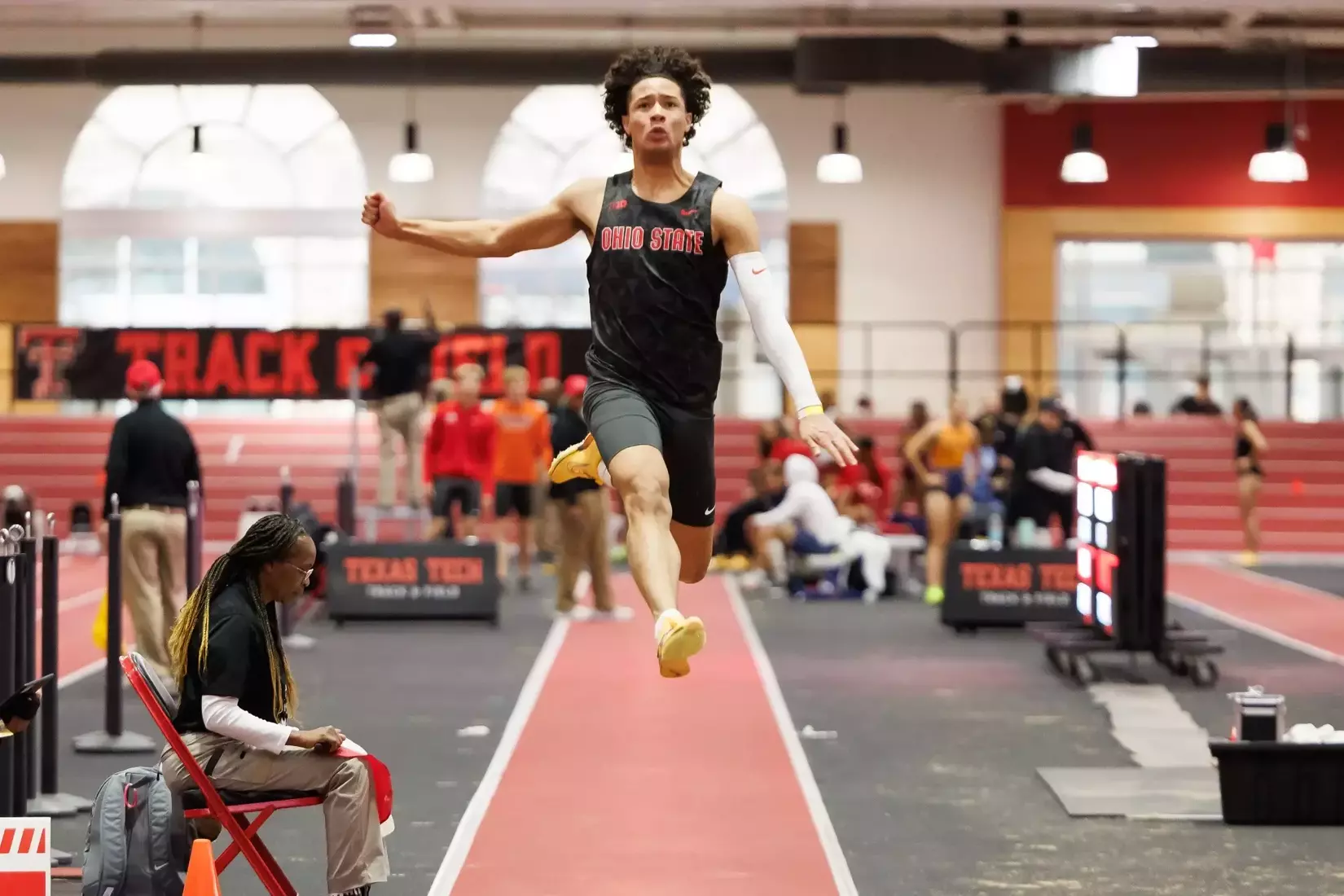 Ohio State track and field vs. Texas Tech Friday, Jan. 23, 2026, in Lubbock, Texas. (Photo/Jay LaPrete)