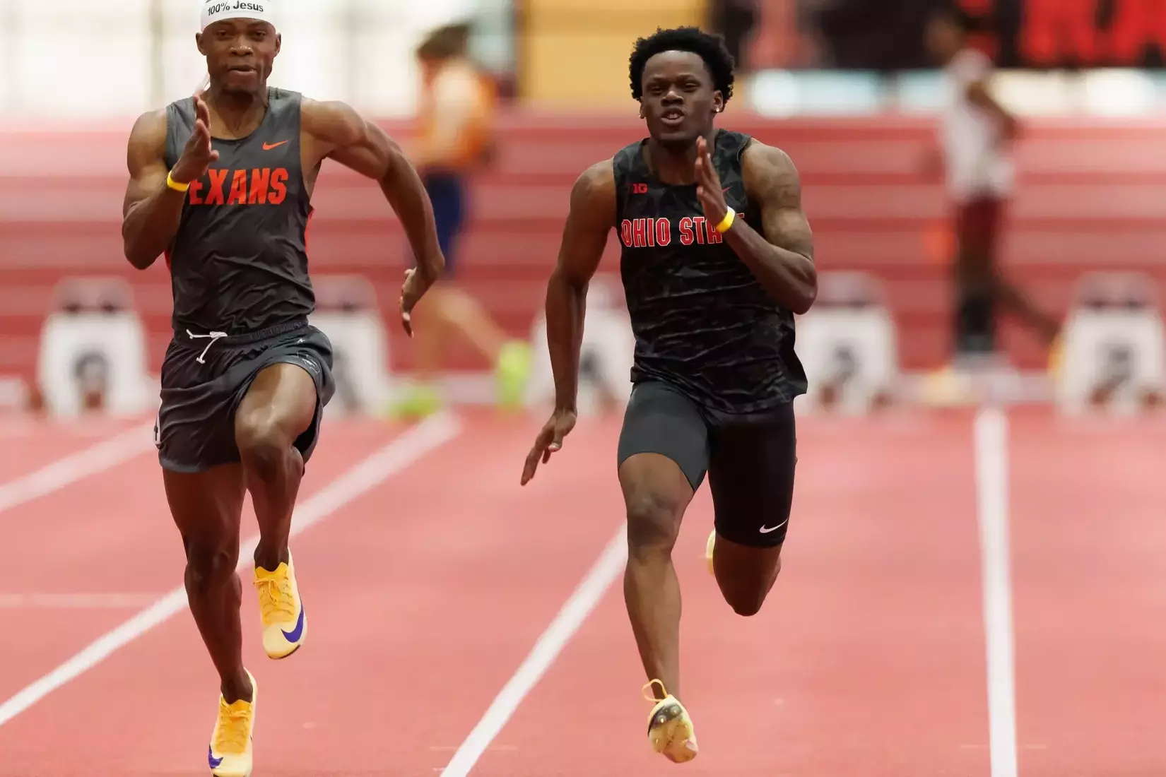 Ohio State track and field vs. Texas Tech Friday, Jan. 23, 2026, in Lubbock, Texas. (Photo/Jay LaPrete)